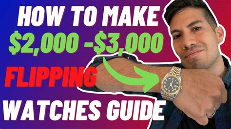 how to flip luxury watches.